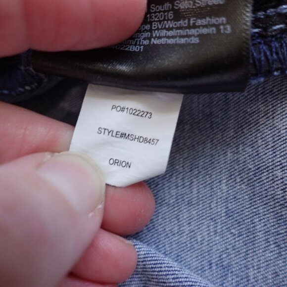 Sculpt-Her X NYDJ Super Skinny Ankle Jeans Sz 2X Blue Orion Wash Denim Pull On - Picture 13 of 13